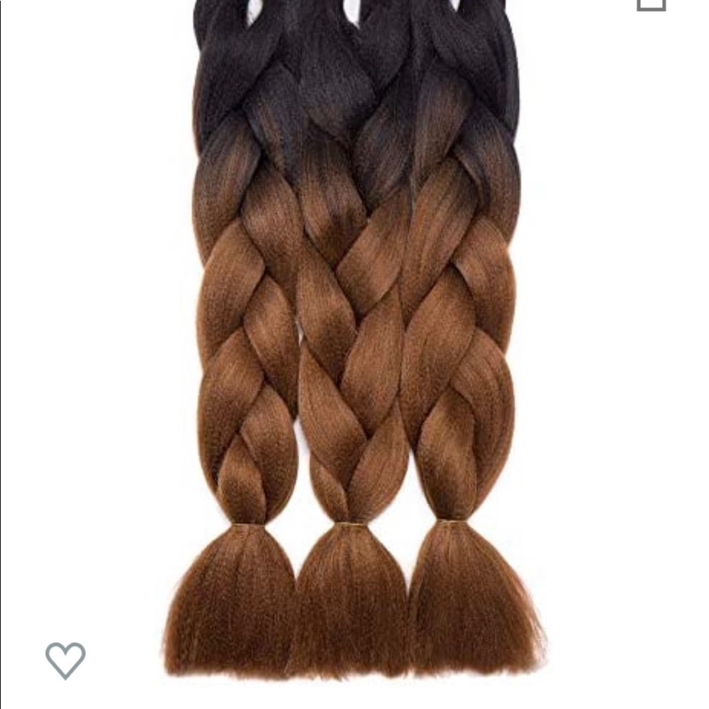 22 Inch Ombre Jumbo Braiding Hair Extensions Jumbo Braid (6 pack)